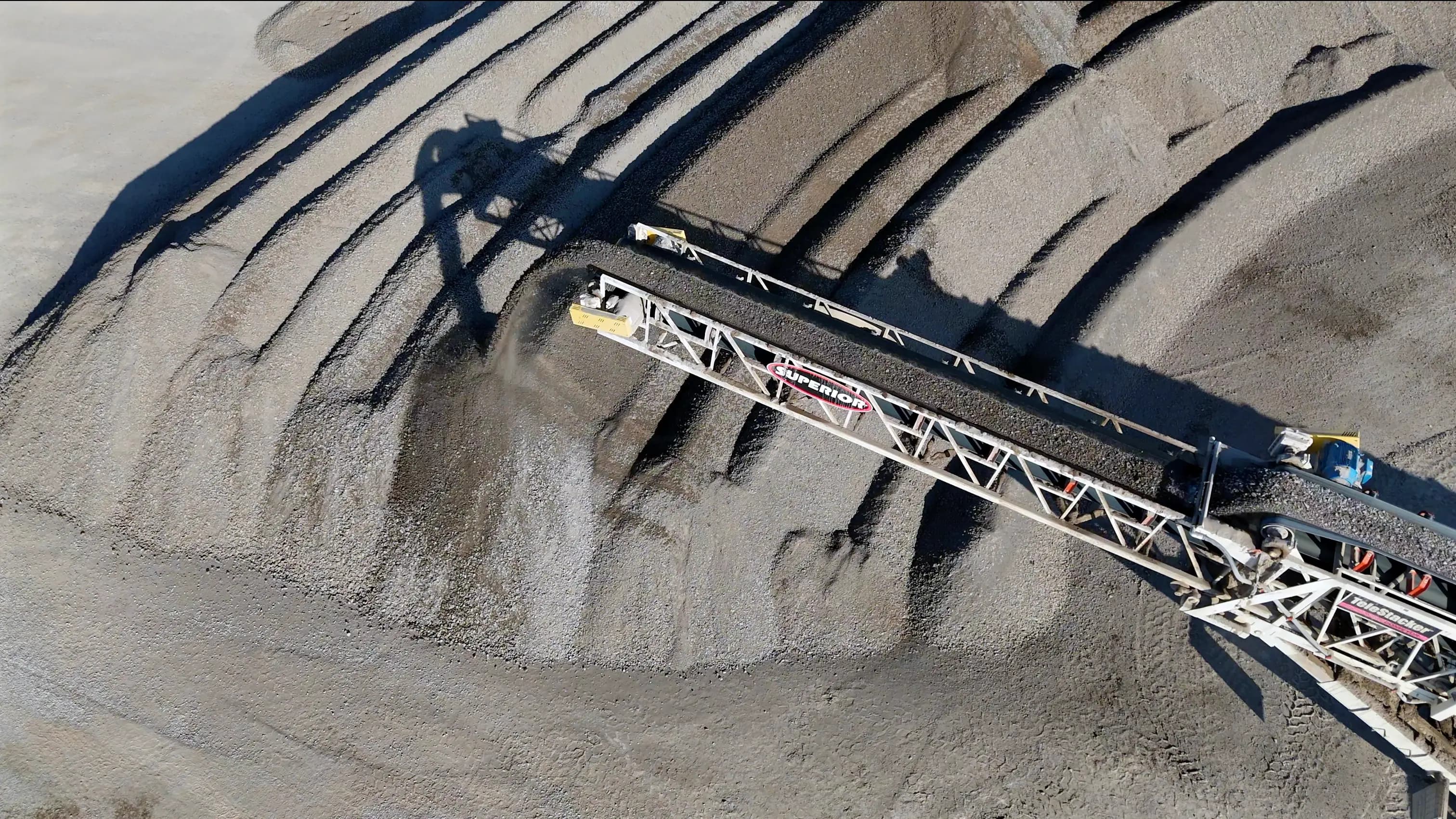 Laredo Aggregates facility aerial view