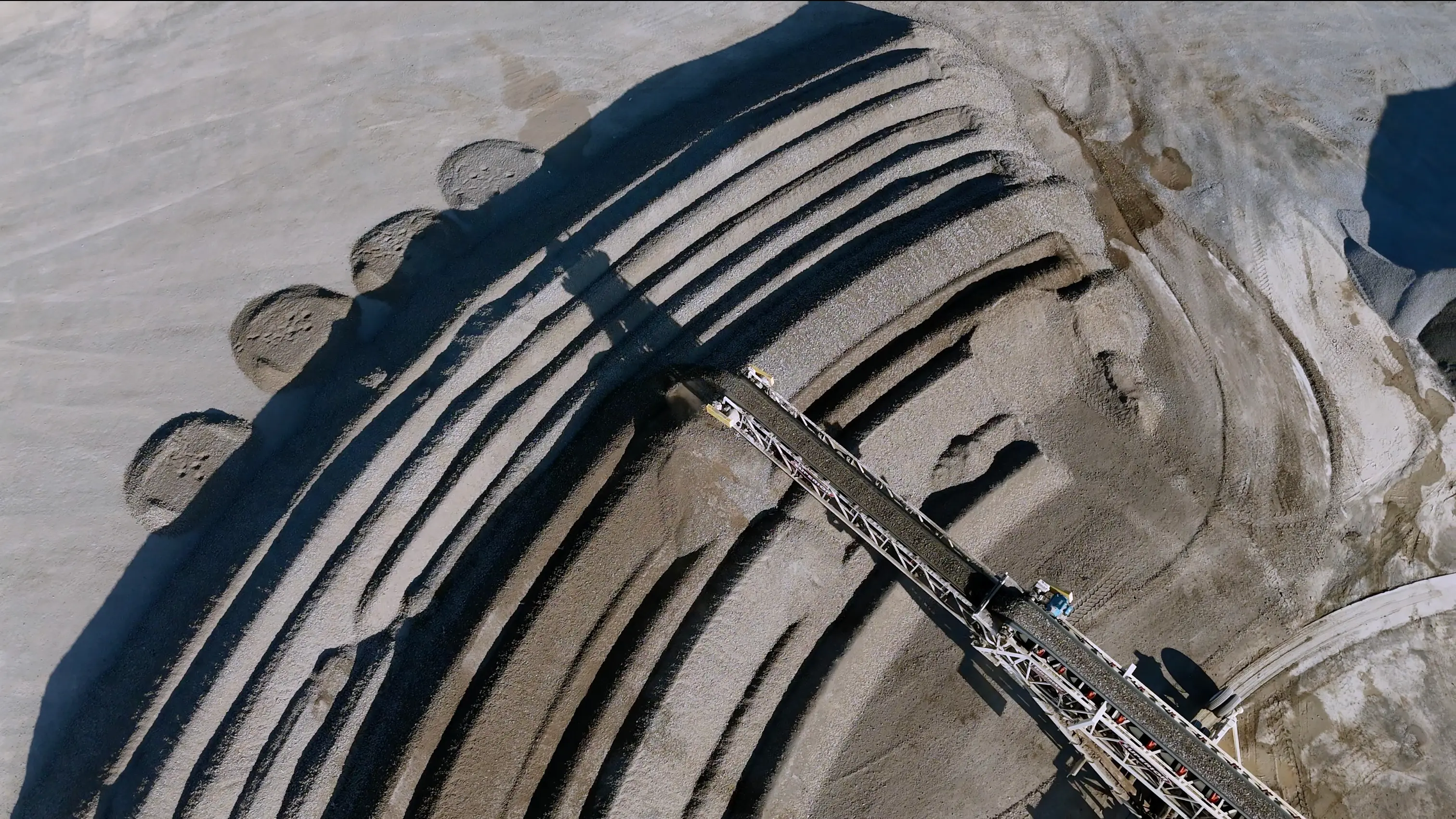 Laredo Aggregates rail yard operations